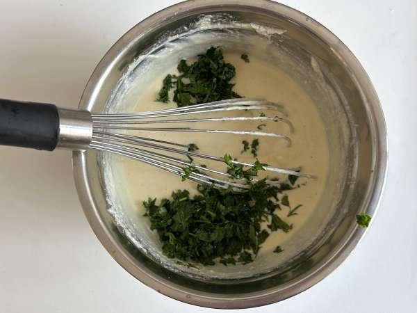 Quiche vegetariano de cogumelos e abóbora - Preparação Passo 5