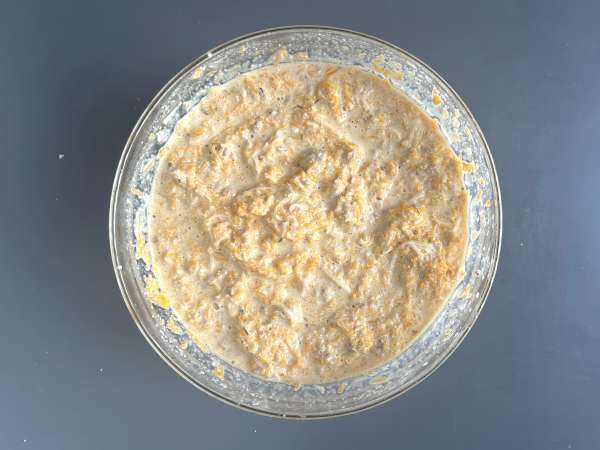Quiche sem massa com atum, cenoura e queijo cottage: fácil e rica em proteínas - Preparação Passo 6