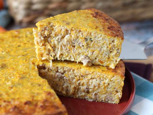 Quiche sem massa com atum, cenoura e queijo cottage: fácil e rica em proteínas - Preparação Passo 10
