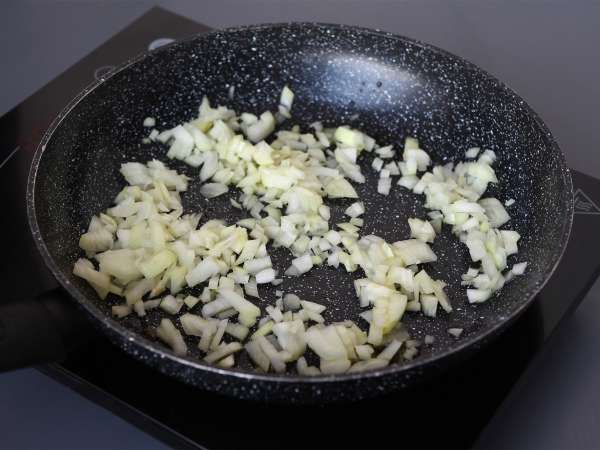 Lasanha de frigideira com carne moída - Preparação Passo 1