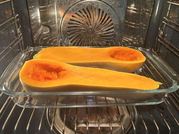Lasanha de abóbora butternut, espinafre e ricota - Preparação Passo 1