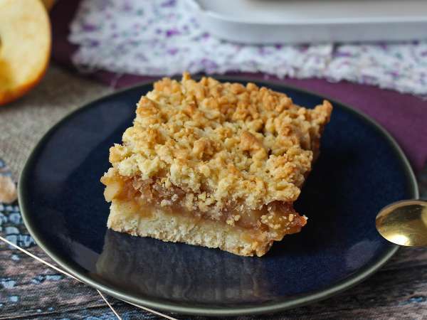 Szarlotka: torta de maçã polonesa com cobertura crocante - Preparação Passo 14