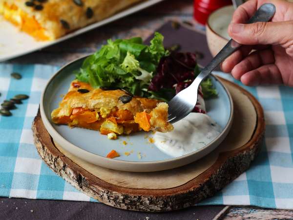 Strudel de abóbora e queijo feta: crocante e irresistível - Preparação Passo 9