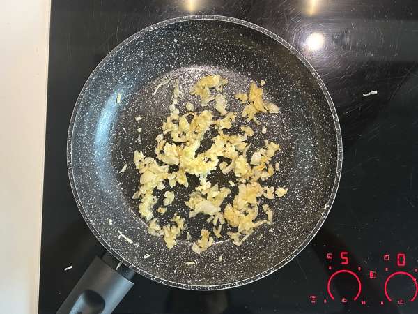 Gratinado de abóbora manteiga (butternut) na Air Fryer - Preparação Passo 2