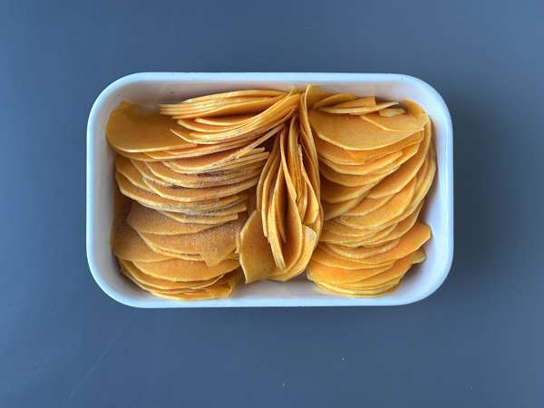Gratinado de abóbora manteiga (butternut) na Air Fryer - Preparação Passo 4