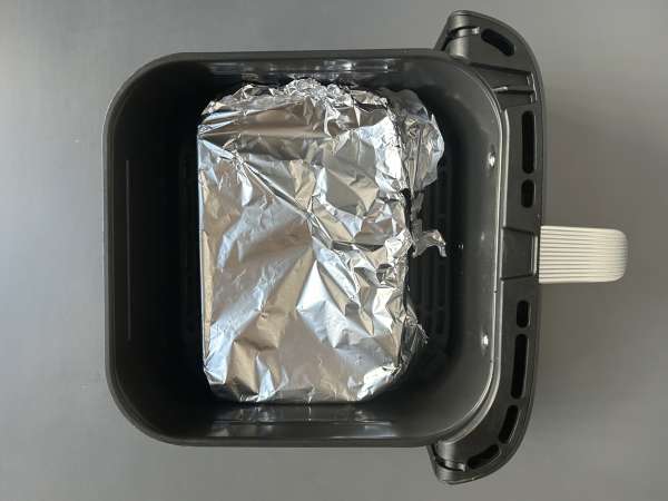 Gratinado de abóbora manteiga (butternut) na Air Fryer - Preparação Passo 6