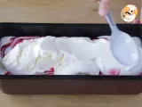 Passo 11 - Gelado / Sorvete de iogurte e framboesas