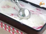 Passo 13 - Gelado / Sorvete de iogurte e framboesas