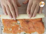 Passo 5 - Mini folhado de salmão e manjericão