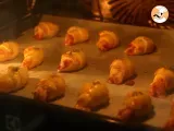 Passo 7 - Mini Croissants Pizza de queijo e fiambre