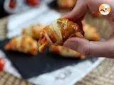 Passo 8 - Mini Croissants Pizza de queijo e fiambre