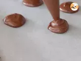 Passo 5 - Macarons de chocolate