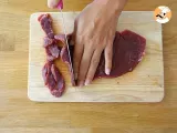 Passo 1 - Strogonoff de carne, receita com vídeo