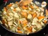 Passo 5 - Chow mein com frango e legumes (receita chinesa)
