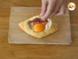 Passo 4 - Egg Boats de queijo (barco de ovos)