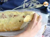 Passo 11 - Fougasse com cebola e bacon (pão recheado francês)