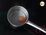 Passo 1 - Ovos com caviar