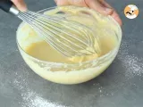 Passo 1 - Bolo de azeitonas pretas e queijo feta