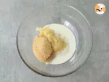 Passo 1 - Bolo de iogurte de soja e compota de maçã (vegan e sem gluten)