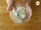 Passo 1 - Chamuças com queijo feta e cebolinho