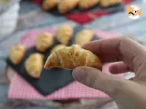 Passo 6 - Mini croissant folhado (queijo e fiambre)