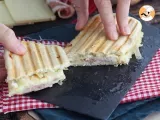 Passo 6 - Panini de queijo (sanduíche tostex)