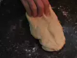 Passo 3 - Pão flor de salsicha