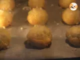 Passo 5 - Chouquettes (massa choux com pérolas de açúcar)
