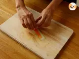 Passo 1 - Quiche de curgete (abobrinha) e cenouras - Quiche florido