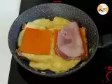Passo 4 - Sanduíche omelete
