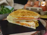 Passo 6 - Sanduíche omelete