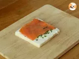 Passo 2 - Rolinho de salmão (com pão de forma)
