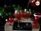 Passo 5 - Bebida festiva servida na bola de Natal