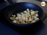 Passo 2 - Folhado de maçã com creme de avelã