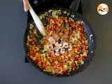 Passo 5 - Nasi goreng, a mistura de arroz sem desperdício