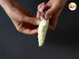 Passo 3 - Cenouras folhadas para Páscoa e sua técnica de molde