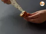 Passo 6 - Cenouras folhadas para Páscoa e sua técnica de molde