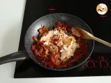 Passo 5 - Trofie ao molho Boscaiola, receita italiana feito com bacon, cogumelos e creme de leite