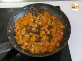 Passo 6 - Macarrão com molho de abóbora e salsicha fresca (linguiça)