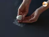 Passo 10 - Mochi recheado com manteiga de amendoim