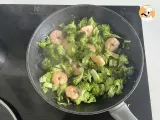 Passo 1 - Arroz integral com brócolis e camarão