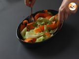Passo 5 - Salada de tagliatelle de legumes com molho de amendoim