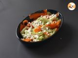 Passo 6 - Salada de tagliatelle de legumes com molho de amendoim