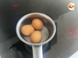 Passo 1 - Maionese light com ovo cozido e sem óleo