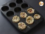 Passo 5 - Deliciosas mini quiches feitas com tortilha!