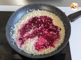 Passo 6 - Risoto de beterraba e gorgonzola: uma explosão de cores e sabores intensos