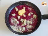 Passo 7 - Risoto de beterraba e gorgonzola: uma explosão de cores e sabores intensos