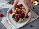 Passo 7 - Waffles de frutas, chocolate e creme mascarpone