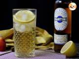 Passo 5 - Martini Spritz sem álcool, um coquetel doce e floral para o aperitivo