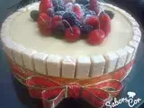 Passo 5 - Torta Bis Especial de Frutas Vermelhas com Chocolate Branco